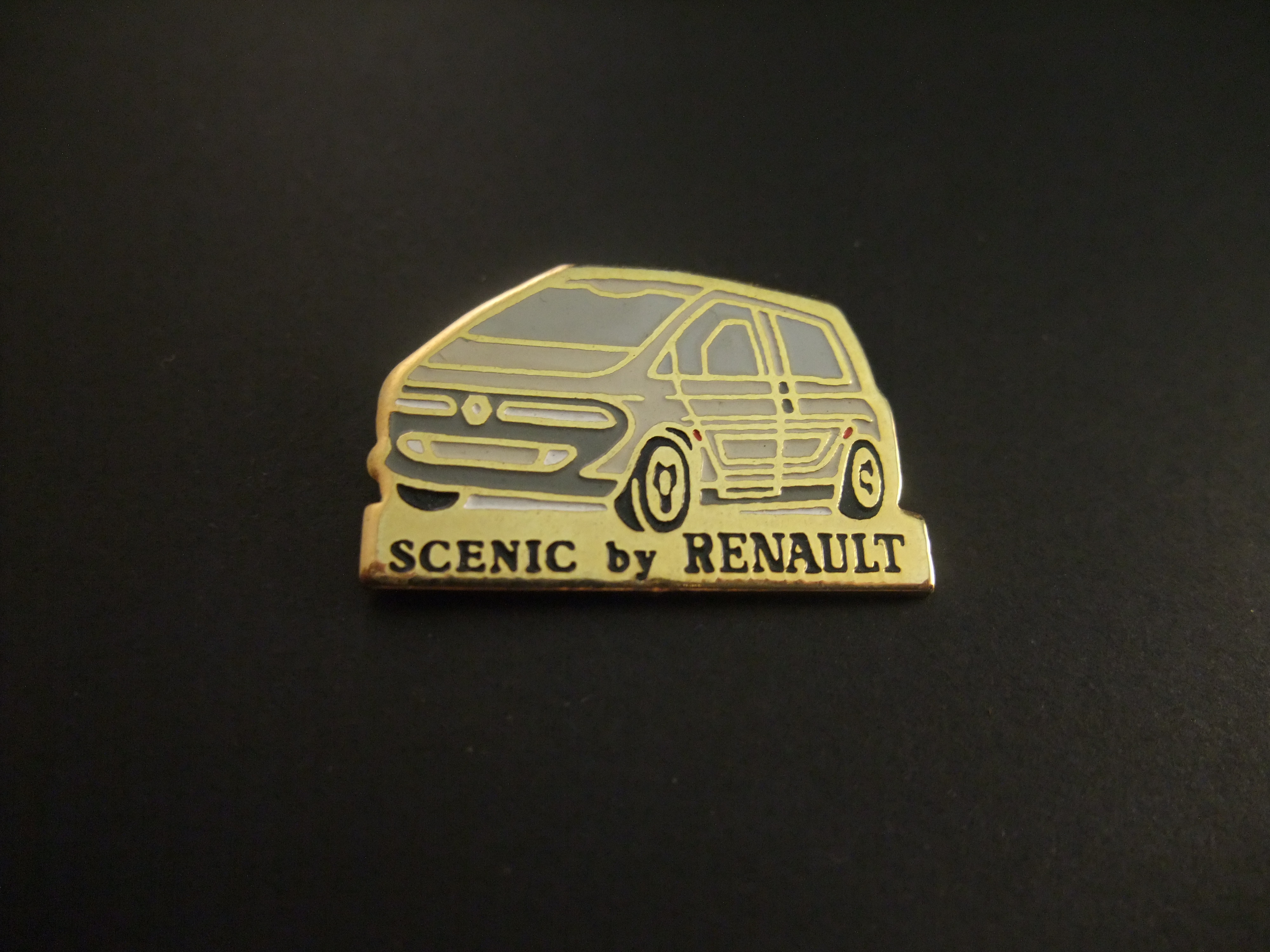 Renault Scénic wit-goudkleurig